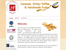 Tablet Screenshot of johnhillfoods.co.uk